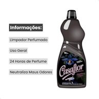 Limpador Perfumado Casaflor Orquídea Negra - Kit com 6 Unidades de 1L | Limpeza Eficaz e Aroma Sofisticado - imagem 3