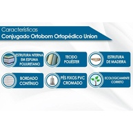 Cama Box Solteiro Ortopédica Union Ortobom - imagem 2