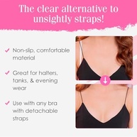 Alças de Sutiã Transparentes: Conforto e Discrição para Todos os Looks (2 Pares) - imagem 4
