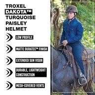 Capacete Equestre Troxel Dakota: Conforto, Estilo e Segurança para Todos os Cavaleiros - imagem 3