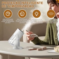 Projetor de Luz Galáxia com Umidificador de Ambiente Silencioso | Oscilação de Alta Frequência, Modos de Pulverização e Iluminação Estelar - imagem 5