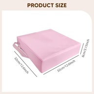 oshhni Almofada Assento Elevatório Infantil com Proteção Antiderrapante e Design Portátil Rosa - imagem 3