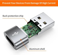 Adaptador USB para USB-C Fêmea: Carga Rápida e OTG - imagem 4