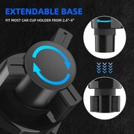 Expansor de Copo de Carro DYLEN: Otimize seu Espaço com Suporte para Garrafas Grandes e Celular! - imagem 5