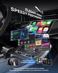OTTOCAST Adaptador CarPlay Mini Slim Sem Fio: iPhone e Android - Conexão Automática Rápida - imagem 3