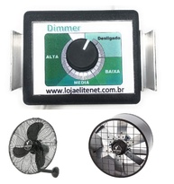 Chave de controle para exaustor centrifugo ventisilva de 30 ou 50 cm de diametro e 1/2 HP dimmer - imagem 1