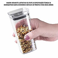 Potes Herméticos 340ml: Organize com a OU! - imagem 2