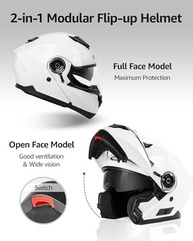 Capacete YEMA YM-926: Segurança e Estilo para sua Moto ou Scooter - imagem 3
