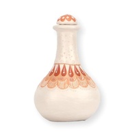 Moringa ou Azeiteira Artesanal do Vale do Jequitinhonha, Cerâmica Decorativa com Tampa, 14 cm Altura, 80 ml - imagem 2