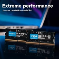 Crucial Memória RAM 16GB DDR5 5600MHz (ou 5200MHz ou 4800MHz) CT16G56C46S5 Preto - imagem 2