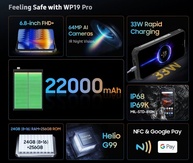 OUKITEL WP19 PRO: O Robusto 4G que Você Precisa! - imagem 2