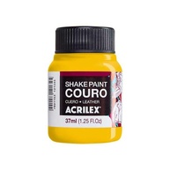 Tinta Couro 37ml Shake Paint - Acrilex Amarelo Ouro 505 | Pintura Profissional para Couro - imagem 1