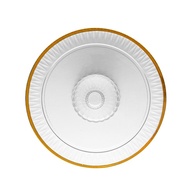 Prato de Bolo Radial: Elegância em Cristal e Ouro - imagem 2