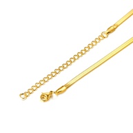 Colar Feminino Cobra 3mm: Elegância em Ouro - imagem 2