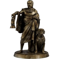 Estátua de Diógenes de Sinope - Filósofo Cínico em Ouro Velho | Decoração e Inspiração Filosófica - imagem 2