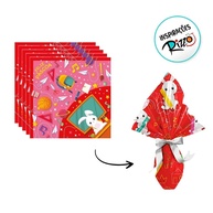 Sacos de Páscoa Teacher Rosa: Encante Seus Ovos! - imagem 2