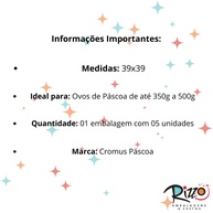 Sacos de Páscoa Bliss Rosa: Proteja Seus Ovos! - imagem 2