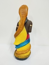 Imagem em Gesso Oxumarê - Orixá da Transformação e Sabedoria | 24 cm - imagem 4