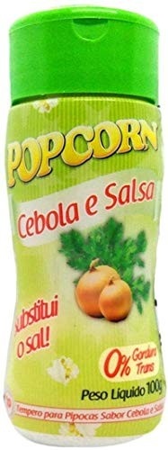 Temperos P/ Pipoca Popcorn Cx 12 Frascos. 6 Parmesão - 6 Cebola e Salsa - imagem 2