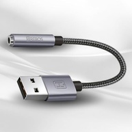 Adaptador Áudio USB P2 Alta Fidelidade: Som Imersivo para PC e Notebook - imagem 2