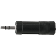 Adaptador P10 Fêmea Estéreo para P2 Macho Estéreo HYX HA036: Conexão Perfeita para Seu Áudio! - imagem 1