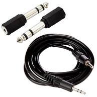 Kit Essencial: Adaptador P2 Fêmea x P10 Macho + Cabo P2 2m para Áudio Profissional - imagem 2