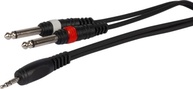 Cabo P2 Estéreo para 2 P10 Mono Hayonik 3M: Conexão Profissional e Versátil - imagem 4