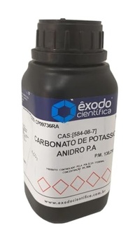 CARBONATO DE POTASSIO ANIDRO PA 99% 500g - imagem 2