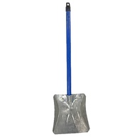Pá de Lixo Galvanizada 90° com Cabo de Madeira 80cm – Super Resistente! - imagem 1