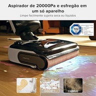 Roborock Aspirador de Pó e Água F25 BX - Potência 20.000 Pa, Autolimpeza e Secagem a 90°C - imagem 4