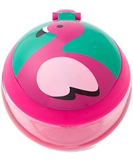 Skip Hop Copo de Lanche Flamingo Zoo Pack - Prático e Divertido para Bebês - imagem 5