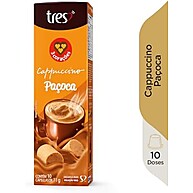 Cappuccino Paçoca 3 Corações: Sabor Único 10 Cápsulas - imagem 1