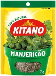 100% Manjericão Desidratado Kitano Pacote 7g - imagem 2