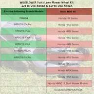 Rodas Dianteiras para Cortador de Grama Honda HRN216 (Pacote com 2) - Peça Original 44710-VR8-N00ZA - imagem 5
