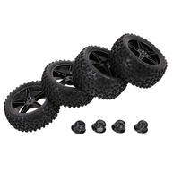 Pneus Off-Road 1/10 Super Macios 85mm: Aderência e Durabilidade para Seu RC (Pacote com 4) - imagem 1