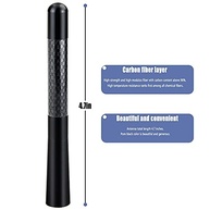 Pacote 2 Antenas 12cm Fibra de Carbono para Harley Davidson Touring 1989-2021 - imagem 5