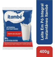 Leite em Pó Integral Instantâneo Itambé Pacote 400g - imagem 4