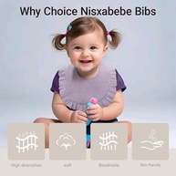 1 pacote de babadores de musselina para bebês (meninas) - imagem 5