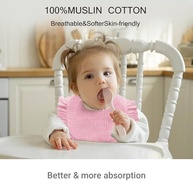 1 pacote de babadores de musselina para bebês (meninas) - imagem 3