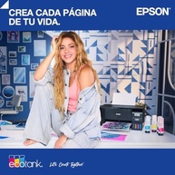 Epson Pacote com 4 tintas Ecotank preto, ciano, magenta e amarelo para L1110, L1210, L3110, L3210, L3150, L3250, L5190, L5290, Code T544520-4P - imagem 3