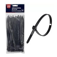Abraçadeiras de Nylon Yins Brancas 2,5x100mm - Pacote com 100 Unidades | Organização e Segurança - imagem 2