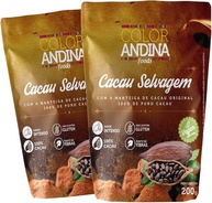 Cacau Selvagem 100% puro Color Andina 200g-2 pacotes - imagem 1