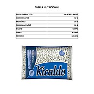 Feijão Branco Kicaldo 1kg – Kit com 5 Pacotes - imagem 2