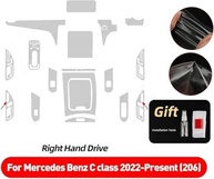 PACSCI Protetor de Tela TPU Transparente HD para GPS de Navegação Veicular - Mercedes Benz W206 Classe C (2022-2025) - imagem 2