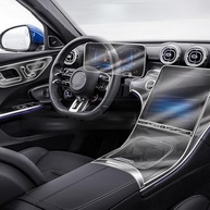 PACSCI Protetor de Tela TPU Transparente HD para GPS de Navegação Veicular - Mercedes Benz W206 Classe C (2022-2025) - imagem 1