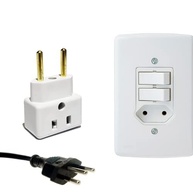 Adaptador Tomada Universal 10A/20A Bivolt Padrão Novo NBR 14136 - Premium Dupin - imagem 4