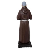 Imagem de São Padre Pio em Borracha Inquebrável - 20 cm | Detalhes Ricos e Resistente a Quedas - imagem 5