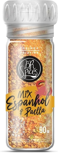 BR Spices Tempero Mix Espanhol & Paella Com Moedor 90G - - imagem 4