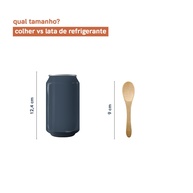 Mini Colheres de Bambu Oikos: 6 Unidades para Pastinhas e Pães - imagem 2