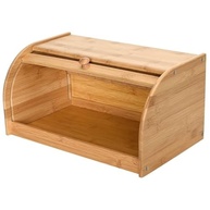 Porta Pães com Tampa Retrátil em Bambu – Design Premium para Cozinha Organizada - imagem 5